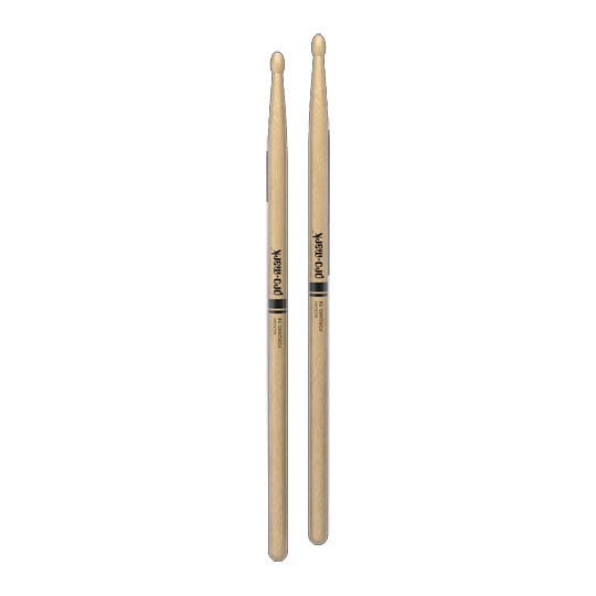 ProMark Classic Forward 5B Hickory Drumstick, Oval Wood Tip, 4-Pack