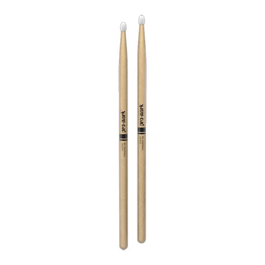 ProMark Classic Forward 5B Hickory Drumstick, Oval Nylon Tip