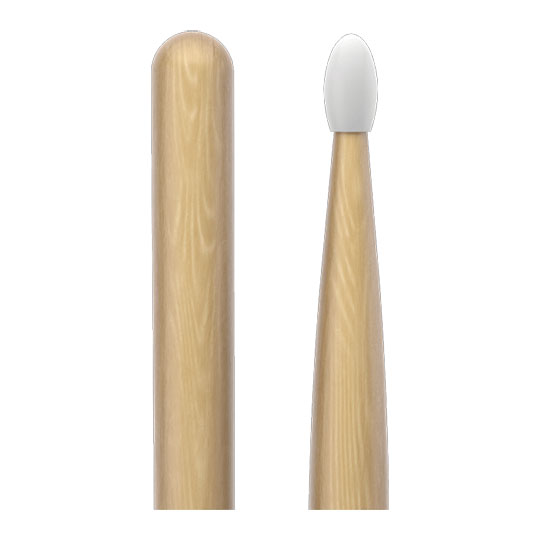 ProMark Classic Forward 7A Hickory Drumstick, Oval Nylon Tip : image 3