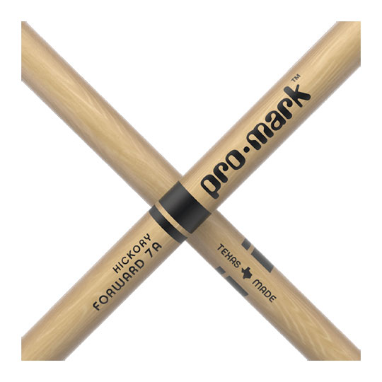 ProMark Classic Forward 7A Hickory Drumstick, Oval Nylon Tip : image 4
