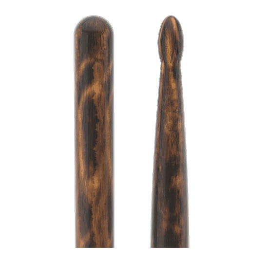 ProMark Classic Forward 7A FireGrain Hickory Drumstick, Oval Wood Tip : image 3