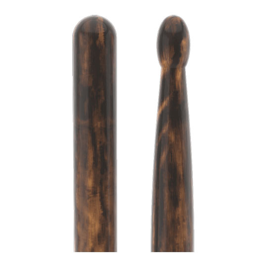 ProMark Classic Forward 747 FireGrain Hickory Drumstick, Oval Wood Tip : image 3
