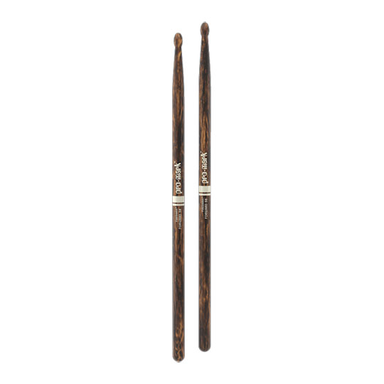 ProMark Classic Forward 5B FireGrain Hickory Drumstick, Oval Wood Tip