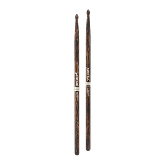 ProMark Classic Forward 5A FireGrain Hickory Drumstick, Oval Wood Tip