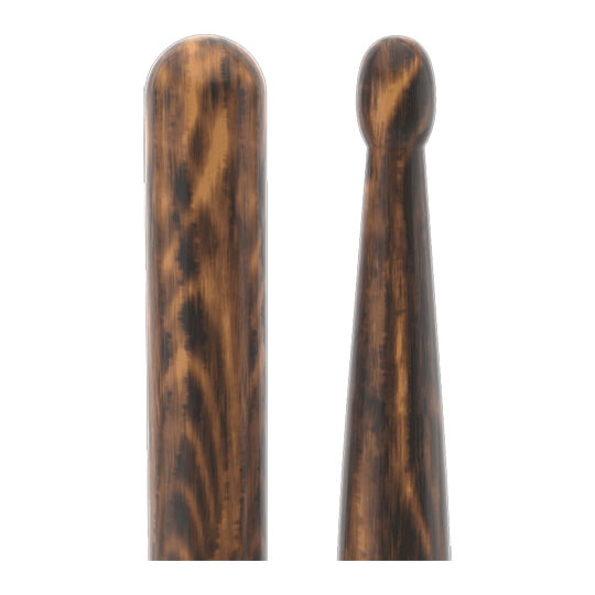 ProMark Classic Forward 2B FireGrain Hickory Drumstick, Oval Wood Tip : image 3