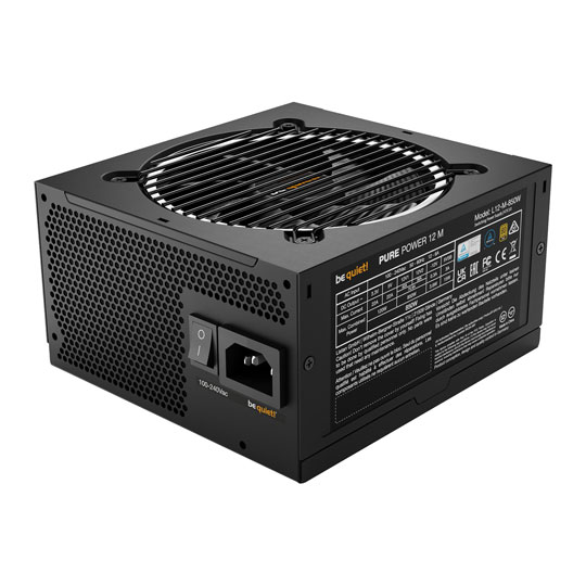 be quiet! Pure Power 12 M 850 Watt PCIe 5.0 80+ Gold Fully Modular QUIET PSU/Power Supply ATX 3.0 : image 3