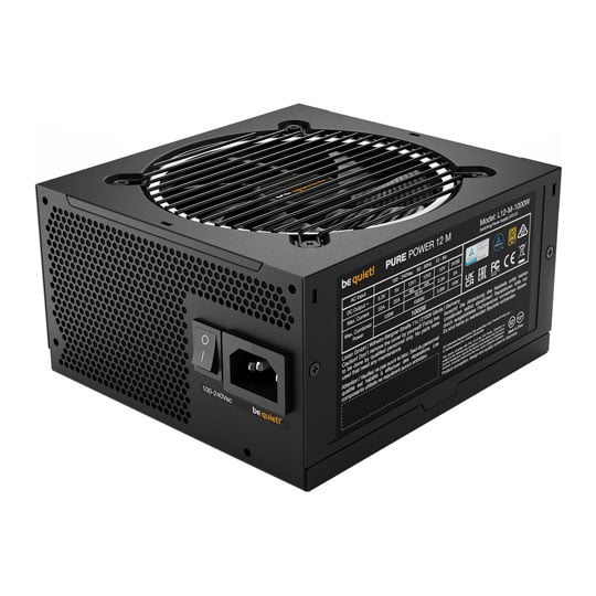 be quiet! Pure Power 12 M 1000 Watt PCIe 5.0 80+ Gold Fully Modular ATX3.0 PSU/Power Supply