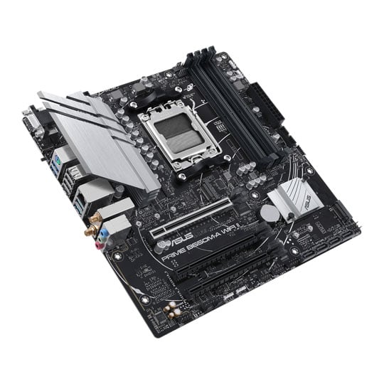 ASUS PRIME B650M-A WIFI II DDR5 PCIe 4.0 MicroATX Motherboard : image 3