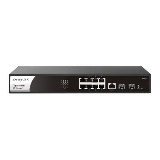 Draytek VigorSwitch P2100 8+2 Port Switch : image 2
