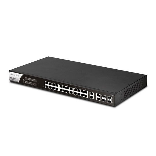 Draytek VigorSwitch P1282 28 Port  PoE+ Gigabit Switch : image 3