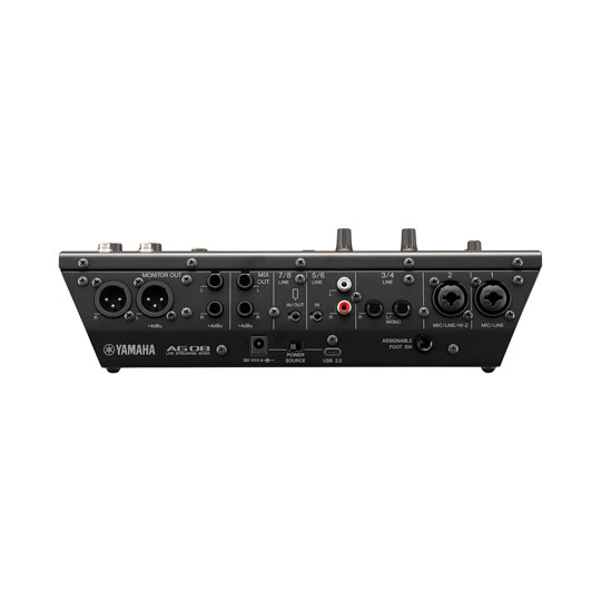 Yamaha AG08 All-In-One Streaming Station (Black) : image 4