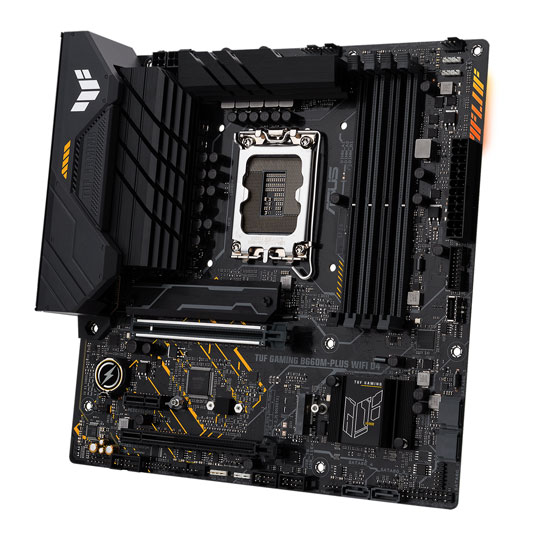 ASUS TUF GAMING B660M-PLUS WIFI D4 Intel B660 PCIe 5.0 mATX Refurbished Motherboard : image 3