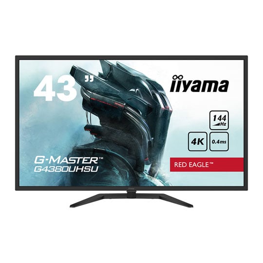 iiyama G-Master 43" G4380UHSU-B1 QHD 144Hz FreeSync Refurbished Gaming Monitor iiyama G-Master 43" G4380UHSU-B1 QHD 144Hz FreeSync Refurbished Gaming Monitor