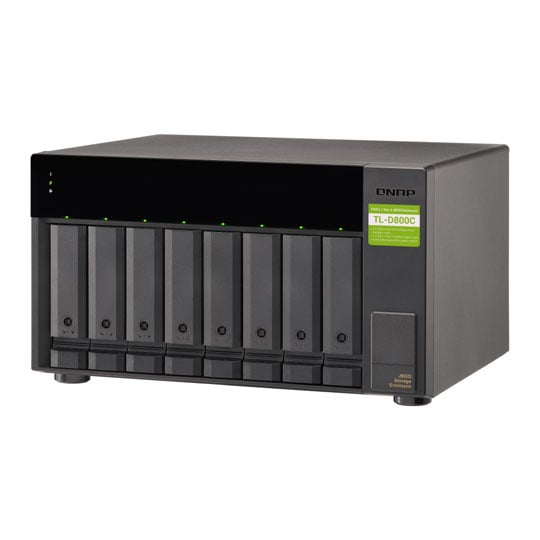 QNAP TL-D800C 8 bay Desktop JBOD Storage Enclosure