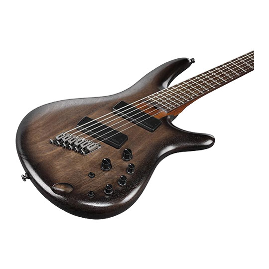 Ibanez SRC6MS 6-String Bass Guitar - Black Stained Burst
