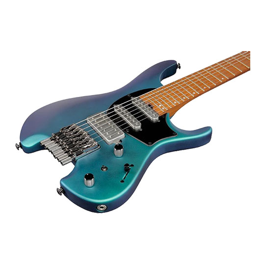 Ibanez Q547 7-String Electric Guitar - Blue Chameleon Metallic Matte