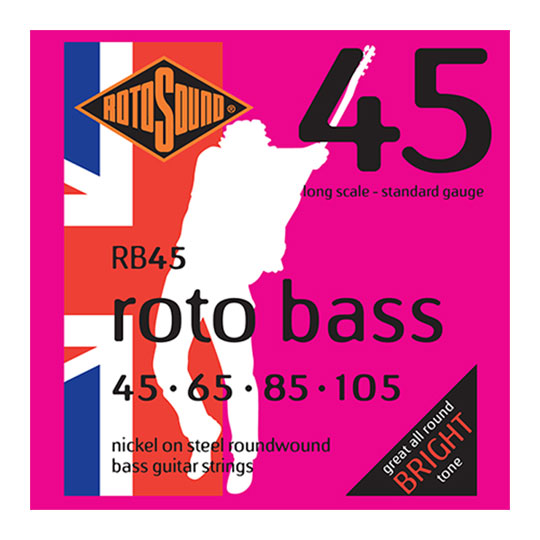 Rotosound Roto Bass Nickel Standard Long Scale Bass Strings (45-105) RB45