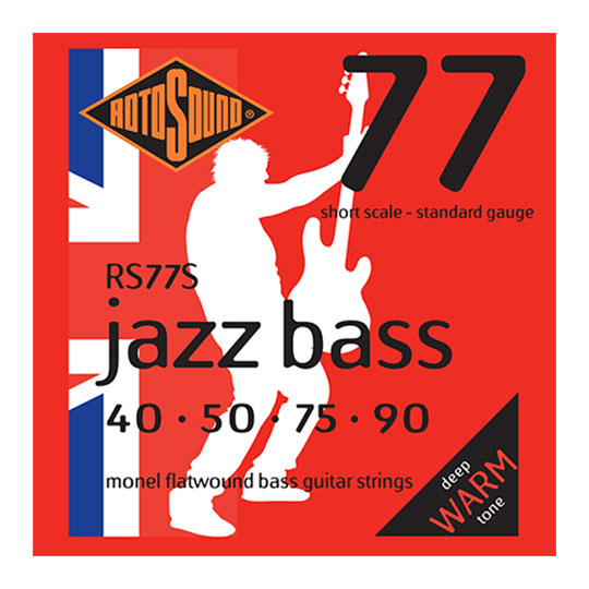 Rotosound Jazz Bass 77 Short Scale Bass Strings (40-90) RS77S