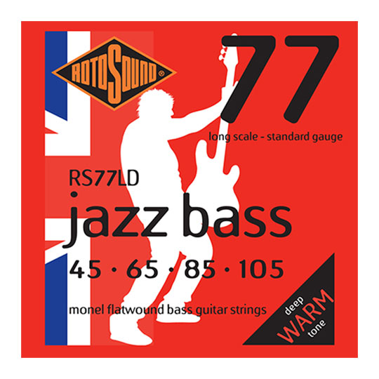 Rotosound Jazz Bass 77 Long Scale Bass Strings (45-105) RS77LD