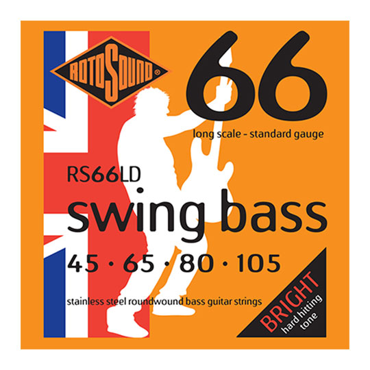 Rotosound Swing Bass 66 Standard Long Scale Bass Strings (45-105) RS66LD