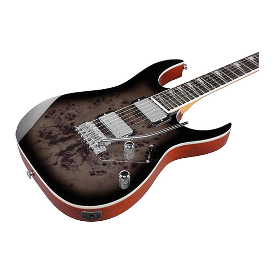 Ibanez GRG220PA1 Electric Guitar - Transparent Brown Black Burst