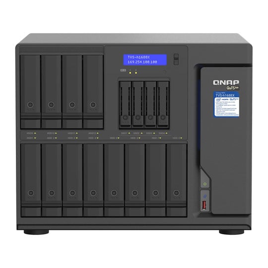 QNAP 16 Bay TVS-h1688X Intel Xeon W Desktop QuTS hero NAS Enclosure