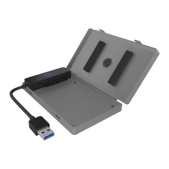 ICY BOX USB Adapter Enclosure 2.5" SATA HDD/SSD to USB 3.2 Gen 1 Type-A : image 3