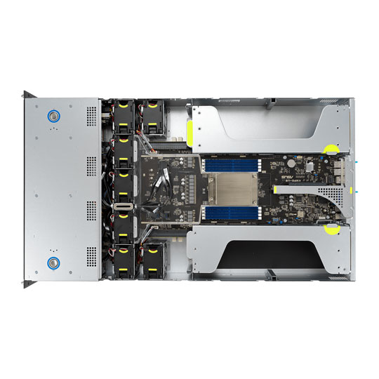 ASUS ESC4000A-E11-SKU1 AMD EPYC Zen 3 2U PCIe Gen4 Barebone GPU Server : image 3