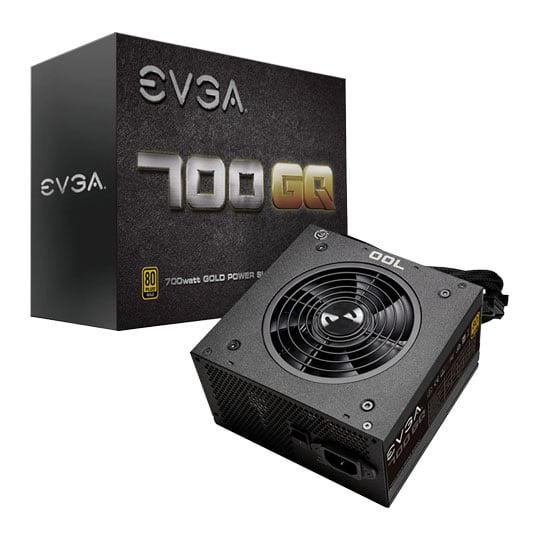 EVGA GQ 700 Watt 80+ GOLD ATX Semi Modular Power Supply/PSU : image 1
