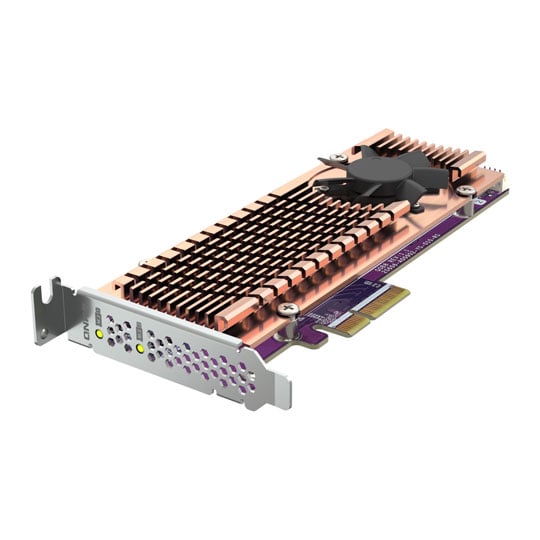 QNAP QM2-2P-344A PCIe Gen 3 NVMe SSD Expansion Card : image 3