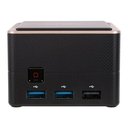 ECS LIVA Q3 PLUS AMD Ryzen Barebone Ultra Compact Mini PC Kit : image 2