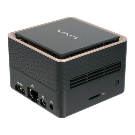 ECS LIVA Q3 PLUS AMD Ryzen Barebone Ultra Compact Mini PC Kit : image 3