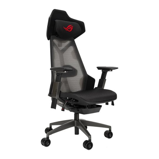 ASUS ROG Destrier Ergo Fabric/Mesh Gaming Chair Black : image 1