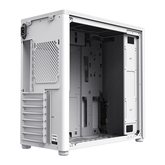 GameMax Spark Pro Mid Tower Tempered Glass White PC Gaming Case : image 4