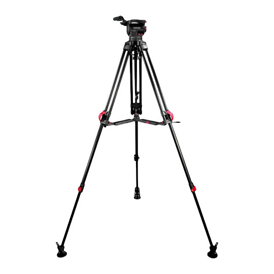 Cartoni Focus 10 Red Lock Mid Level Tripod Kit
