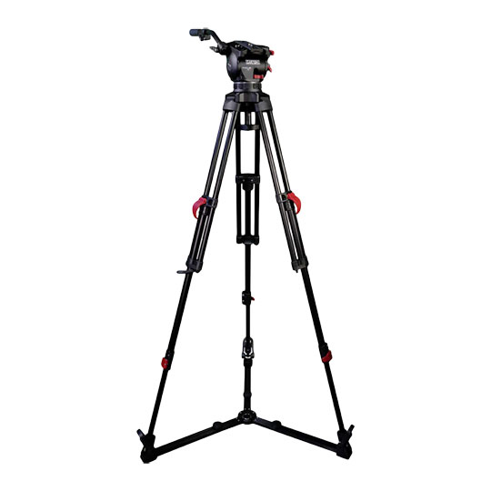 Cartoni Focus 10 System 2-ST Red Lock Floor Spreader Tripod Kit