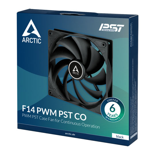 Arctic F14 PWM PST CO 4-Pin Cooling Fan Black : image 4