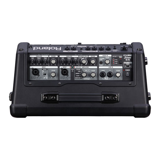 Roland CUBE Street EX Flagship 25W + 25W Stereo Battery Powered Amp With Cosm (Black)