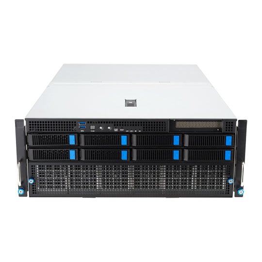 ASUS ESC8000A-E12-SKU2 AMD EPYC Zen 4 4U PCIe Gen5 Barebone GPU Server