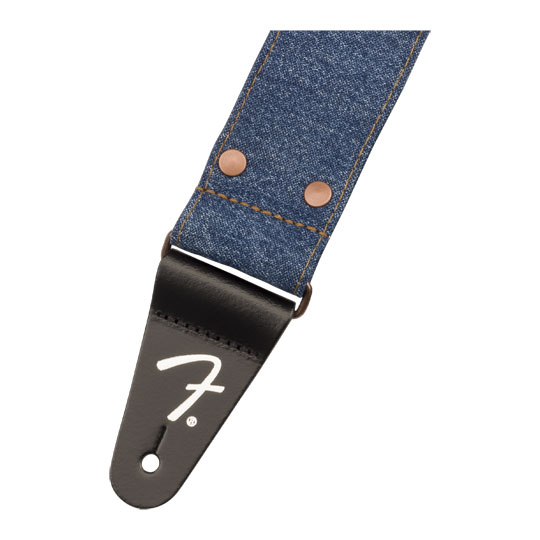 Fender x Wrangler Riveted Denim Strap, Indigo