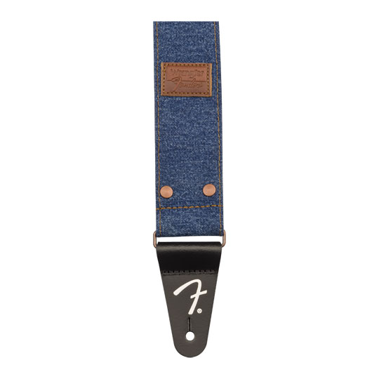 Fender x Wrangler Riveted Denim Strap, Indigo : image 4