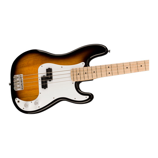 Squier Sonic Precision Bass, Maple Fingerboard, White Pickguard, 2-Colour Sunburst : image 4