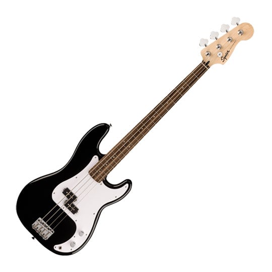 Squier Sonic Precision Bass, Laurel Fingerboard, White Pickguard, Black