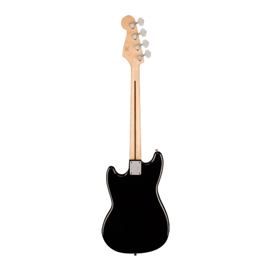 Squier Sonic Bronco Bass, Laurel Fingerboard, White Pickguard, Black : image 4