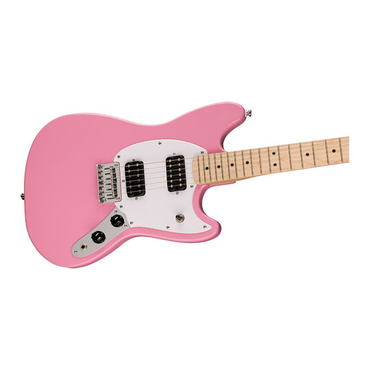 Squier Sonic Mustang HH, Maple Fingerboard, White Pickguard, Flash Pink : image 4