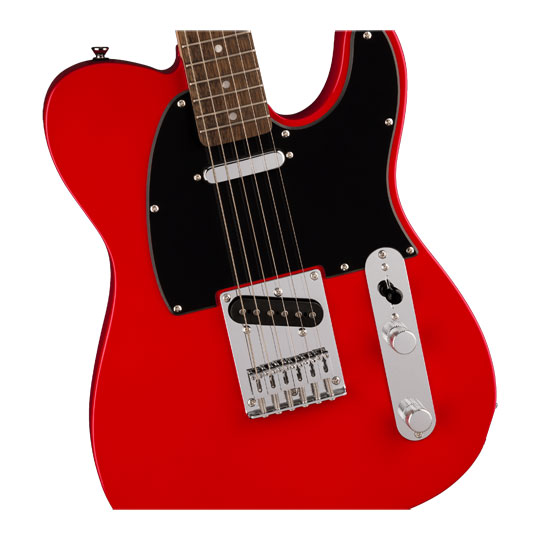 Squier Sonic Telecaster, Laurel Fingerboard, Black Pickguard, Torino Red