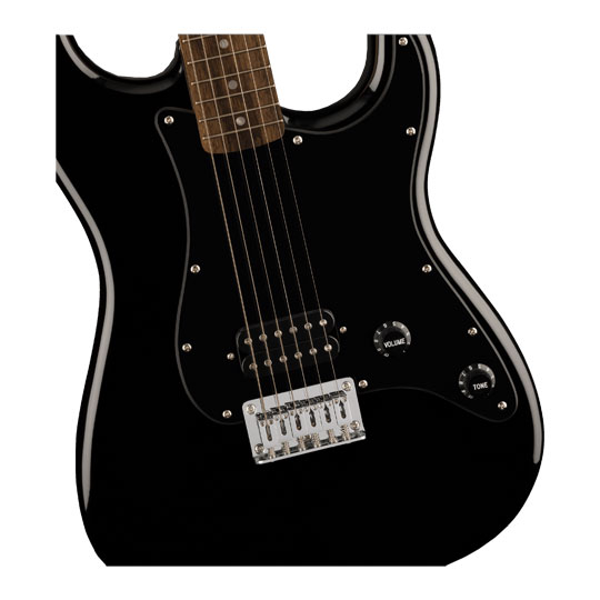 Squier Sonic Stratocaster HT H, Laurel Fingerboard, Black Pickguard, Black