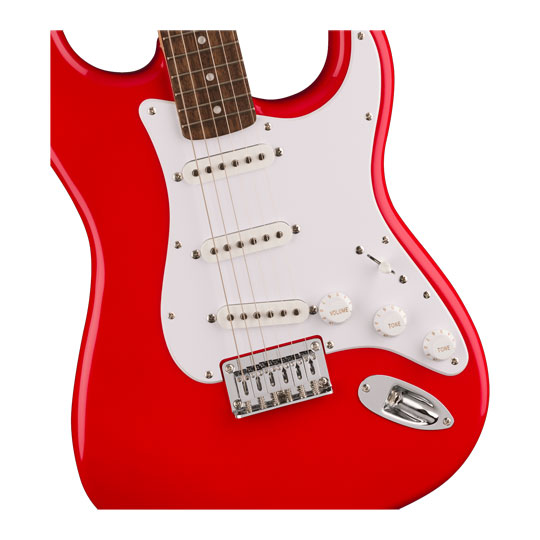 Squier Sonic Stratocaster HT, Laurel Fingerboard, White Pickguard, Torino Red