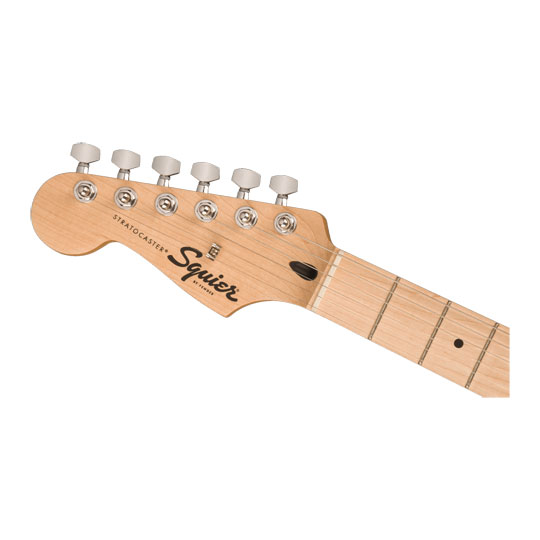 Squier Sonic Stratocaster Left-Handed, Maple Fingerboard, White Pickguard, Black : image 3