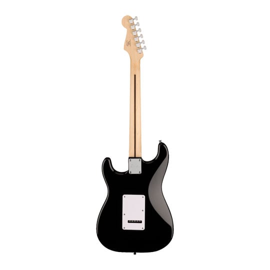 Squier Sonic Stratocaster, Maple Fingerboard, White Pickguard, Black : image 4